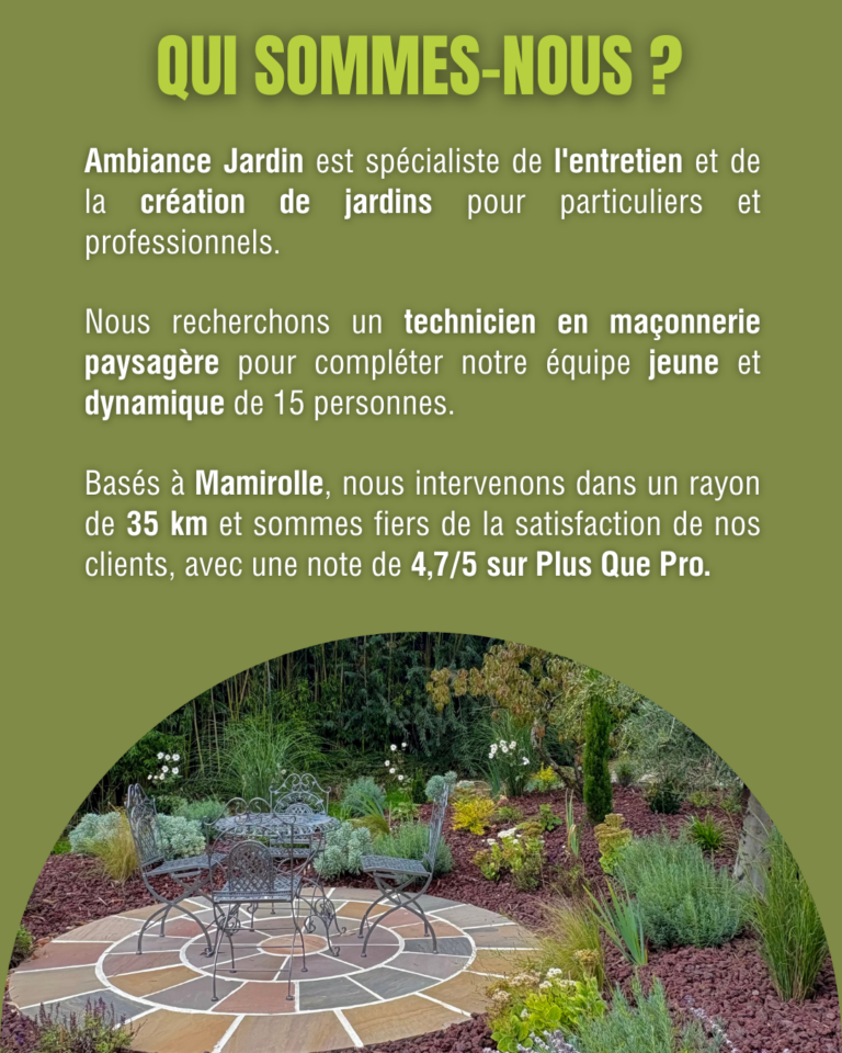 expériences professionnelles en communication chez Ambiance Jardin - visuels de publications